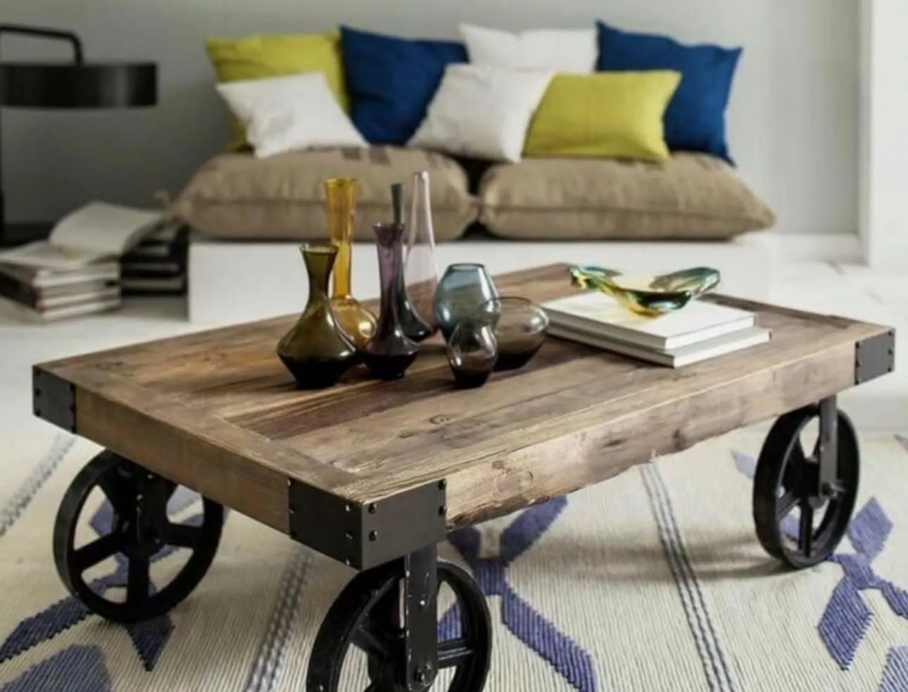 Mueble organizador industrial para cocina