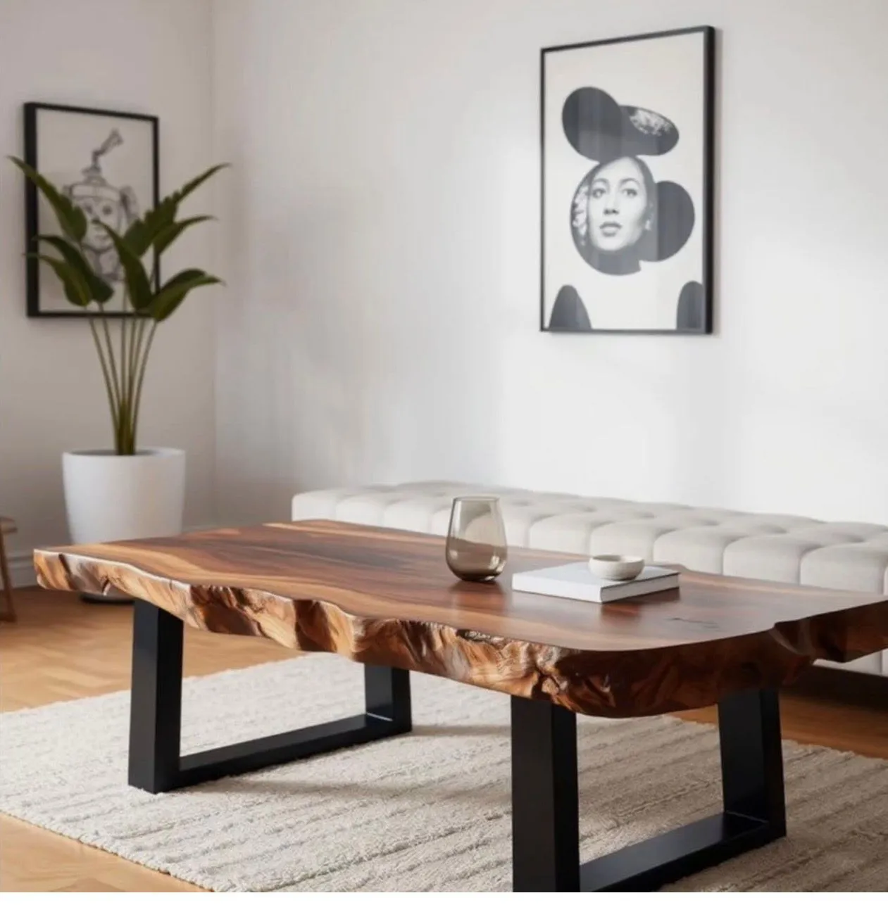 Mueble de TV moderno estilo industrial