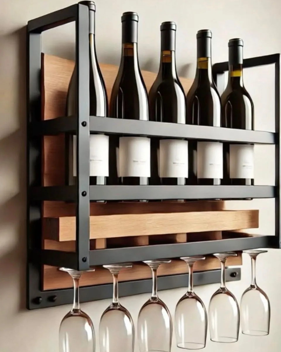Diseño de muebles a medida en hierro y madera