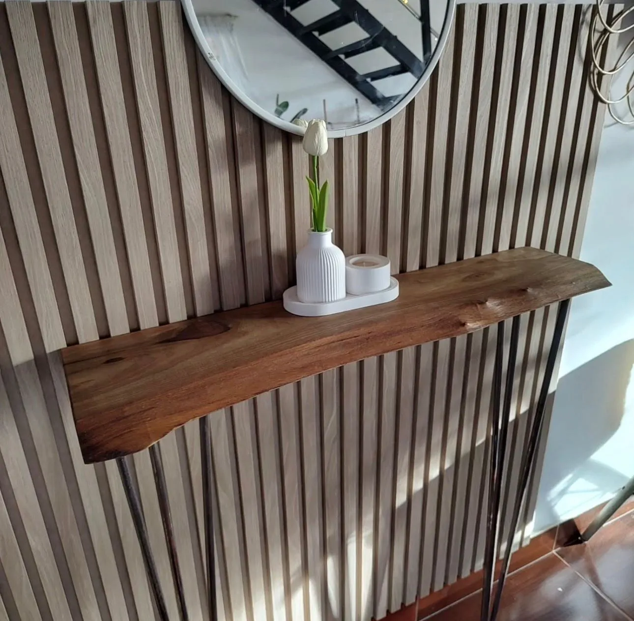 Detalle de soldadura y terminaciones en hierro